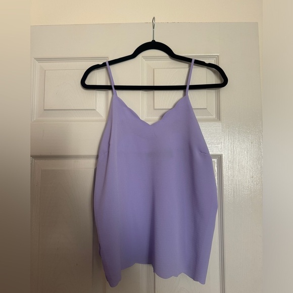 Halogen Tops - Lavender Halogen Flowy Spaghetti Strap Top